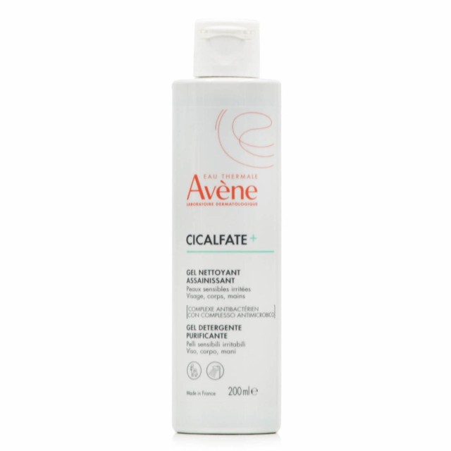 Avene Gel Καθαρισμού Cicalfate Purifying για Ευαίσθητες Επιδερμίδες 200ml