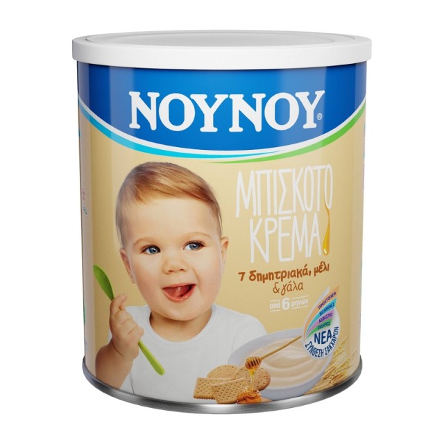 ΝΟΥΝΟΥ Μπισκοτόκρεμα 300GR, 6+Μηνών