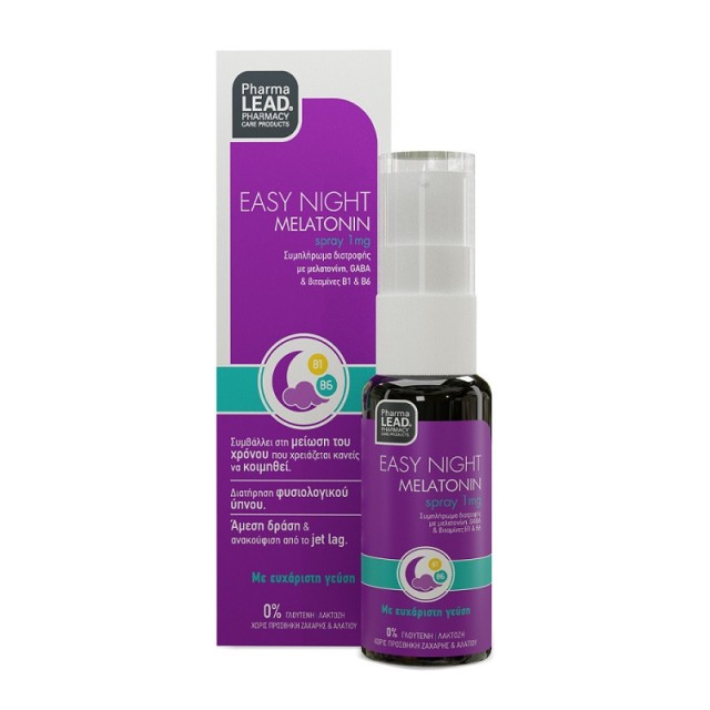 Pharmalead Easy Night Spray Μελατονίνη 1mg για τον Ύπνο 20ml