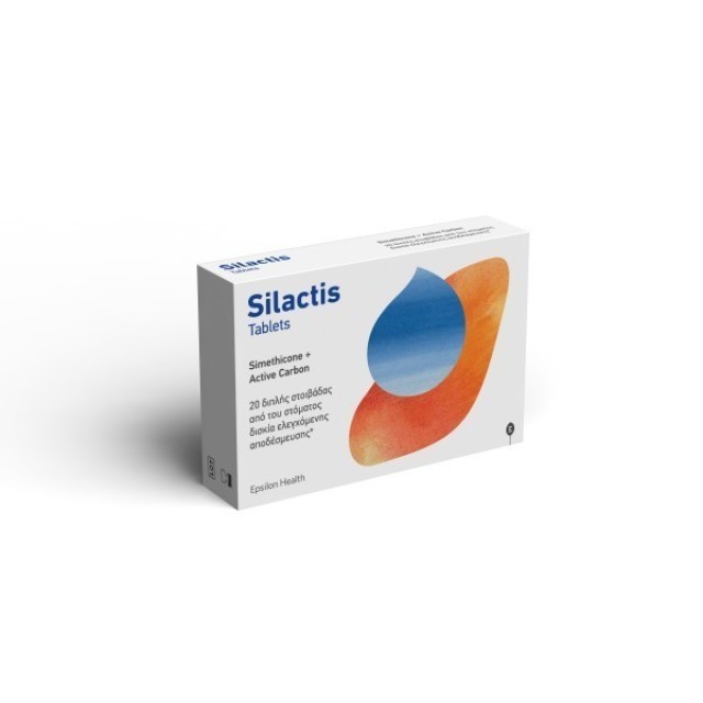 Epsilon Health Silactis Fast Dietary Supplement To Inflate Relief, 20tabs