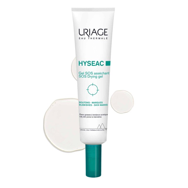 Uriage Hyseac SOS Drying Gel Ξηραντικό Τζελ για Τοπική Φροντίδα Μείωσης των Ατελειών 15ml