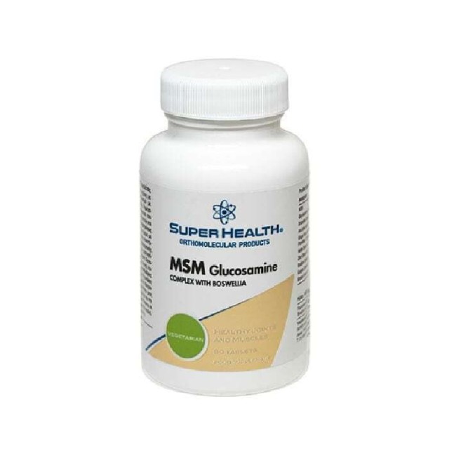 Super Health Msm Glucosamine Complex With Boswellia Συμπλήρωμα για την Υγεία των Αρθρώσεων 90 ταμπλέτες