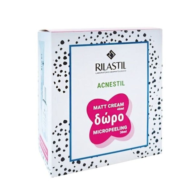 Rilastil Promo Pack Matt Cream 40ml & Free Micropeeling 30ml