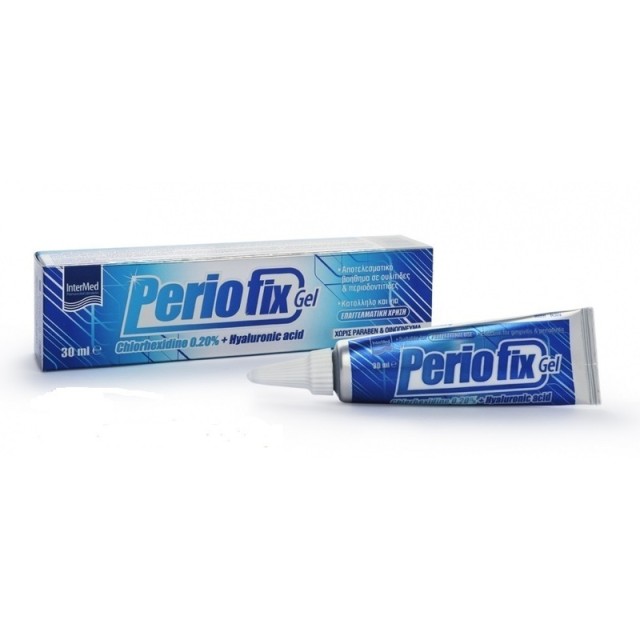 Intermed Periofix Gel 0.20 Στοματικό Διάλυμα Αποτελεσματικό για Ουλίτιδες και Περιοδοντίτιδες 30ml