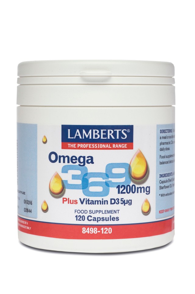 LAMBERTS OMEGA 3,6, 9 120CAPS