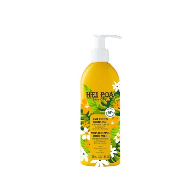 Hei Poa Moisturizing Body Milk with Tahiti Monoi Oil Ενυδατικό Γαλάκτωμα Σώματος 250ml