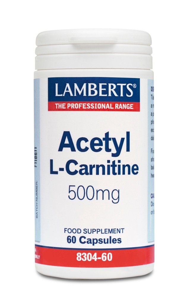 LAMBERTS Acetyl  L-Carnitine 500mg 60caps