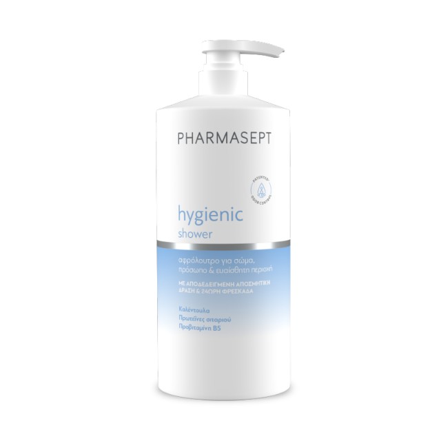 Pharmasept Hygienic Shower Αφρόλουτρο για Σώμα Πρόσωπο & Ευαίσθητη Περιοχή 1lt