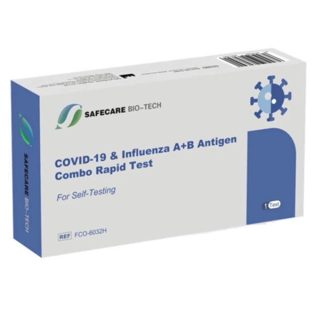 Safecare Covid-19 & Influenza A+B Antigen Combo Rapid Test 1 τεμ.