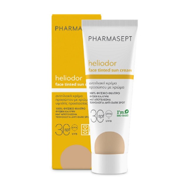 Pharmasept Heliodor Αντηλιακή Κρέμα Προσώπου SPF30 με Χρώμα 50ml