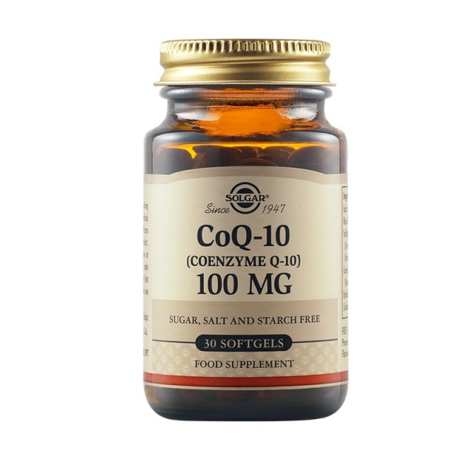 Solgar Coenzyme Q-10 100mg 30 μαλακές κάψουλες