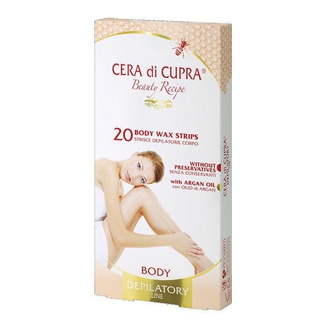 Cera di Cupra Wax Body Strips Αποτριχωτικές Ταινίες Σώματος 20τεμ.