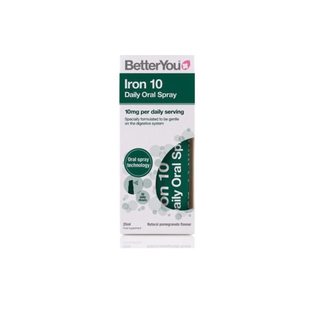 BetterYou Iron Daily Oral Spray Συμπλήρωμα Σιδήρου 25ml