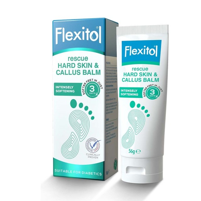 Flexitol Rescue Hard Skin & Callus Balm Κρέμα για την Απομάκρυνση των Κάλων 56gr