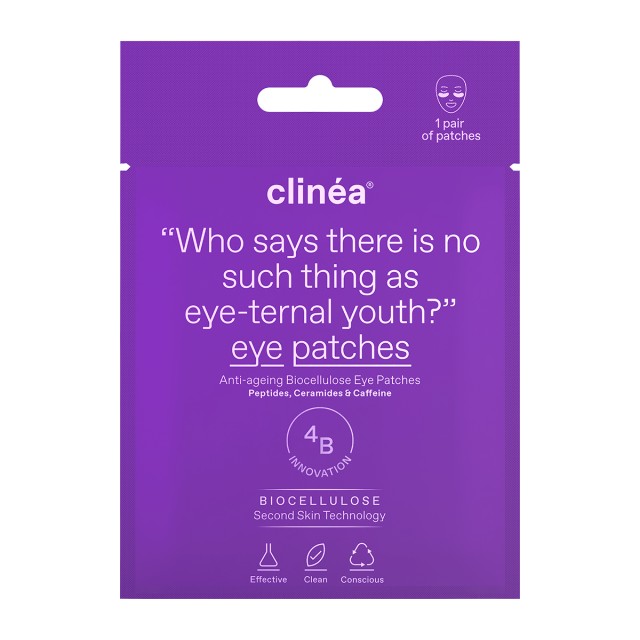 Clinéa Αντιγηραντικά Patches Ματιών Anti-Ageing Biocellulose Eye Patches 1 ζευγάρι