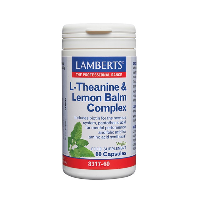 Lamberts L-Theanine & Lemon Balm Complex 60 ταμπλέτες