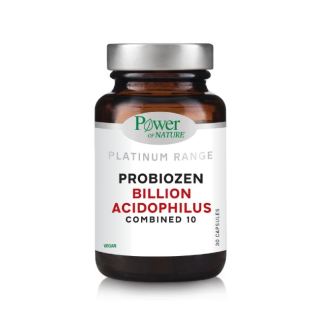 Power Of Nature Platinum Range Probiozen Billion Acidophilus Combined 10  30 κάψουλες