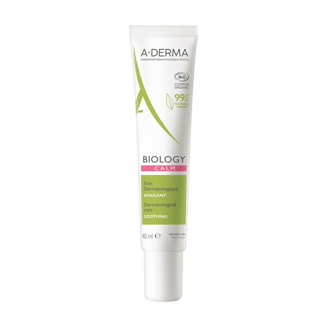 A-Derma Biology CALM Δερματολογική Καταπραϋντική Φροντίδα για το Αντιδραστικό Δέρμα 40ml