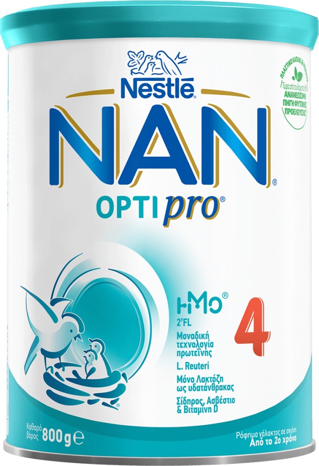 Nestle Nan Optipro 4 Ρόφημα Γάλακτος σε Σκόνη από τον 2ο Χρόνο 800gr