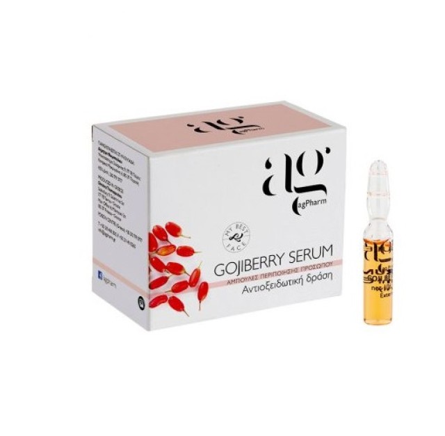 Ag Pharm Gojiberry Serum Ορός Προσώπου Με Αντιοξειδωτική Δράση 1 Αμπούλα 2ml