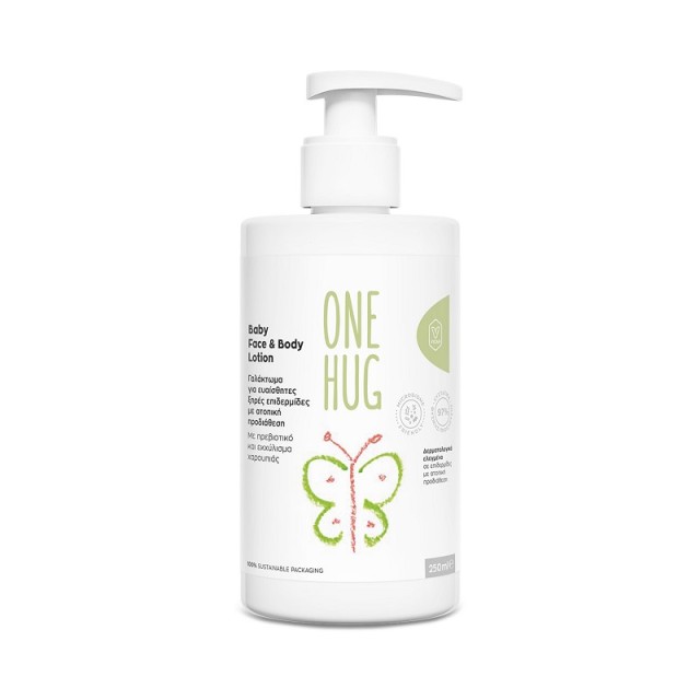 One Hug Baby Face & Body Lotion Γαλάκτωμα Βρεφικής Περιποίησης για Σώμα και Πρόσωπο 250ml