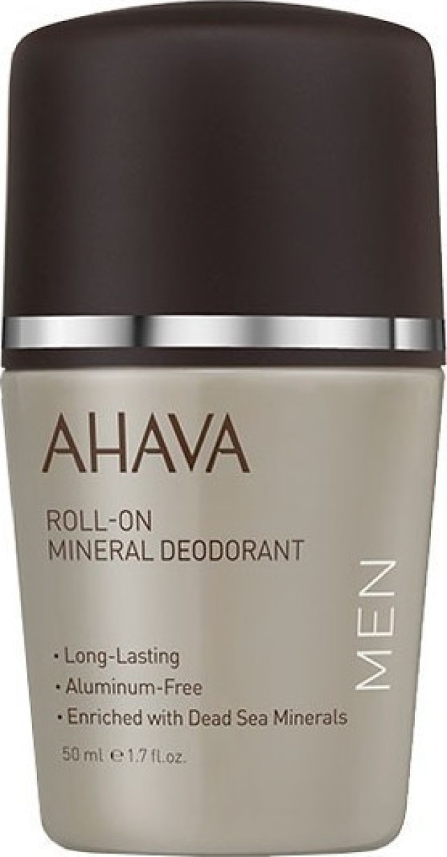 Ahava Time To Energize Roll On Mineral Deodorant Αποσμητικό Για Άνδρες 50ml