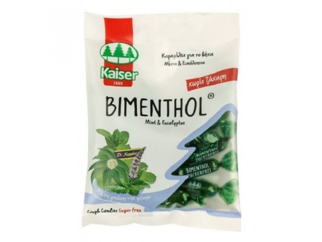 Kaiser Bimenthol Kαραμέλες Μέντα & Ευκάλυπτος για το βήχα 60gr