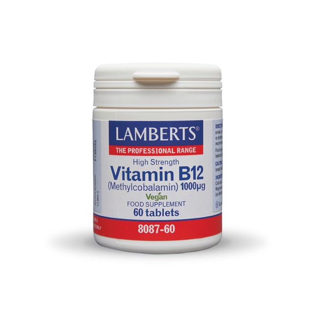 Lamberts Vitamin B-12 1000μg 60 ταμπλέτες