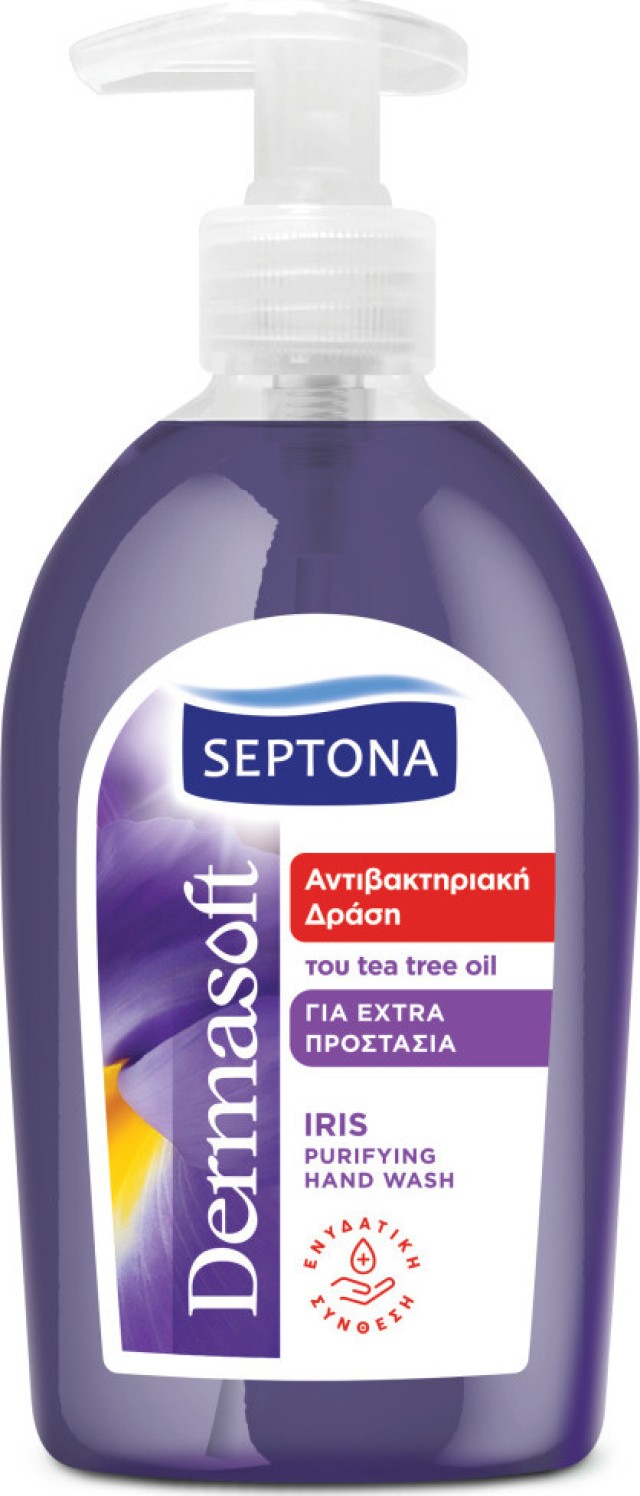 Septona Υγρό Σαπούνι Xεριών Mε Ίριδα 600ml