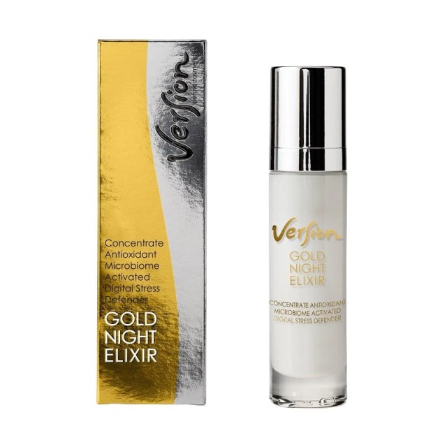 Version Gold Night Elixir Κρέμα Νυκτός για Αναπλήρωση & Αναγέννηση της Επιδερμίδας 50ml