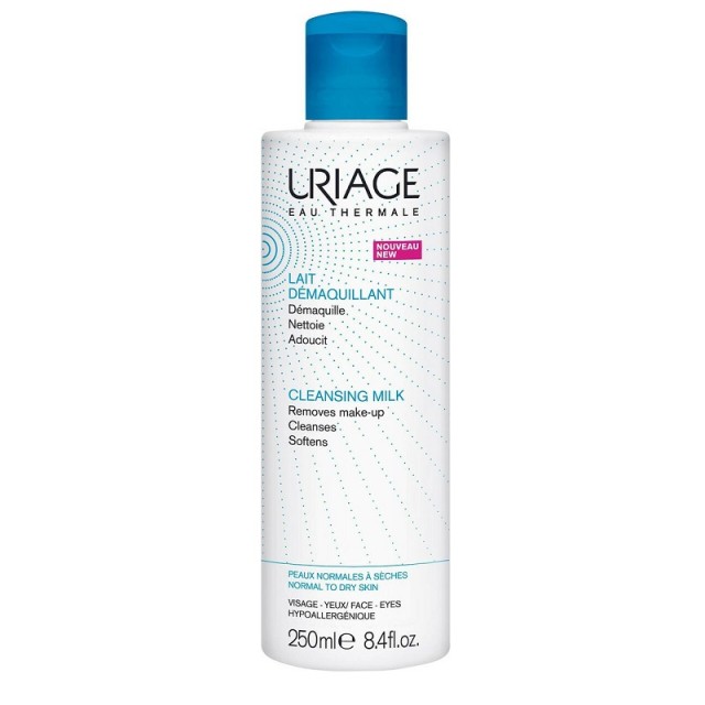 Uriage Cleansing Milk Γαλάκτωμα Καθαρισμού Προσώπου 250ml