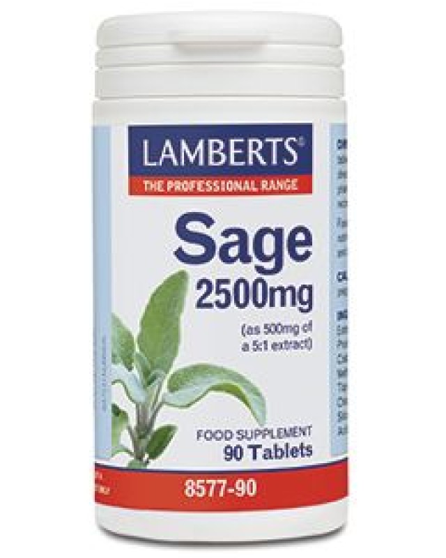 LAMBERTS SAGE 2500MG 90TABS