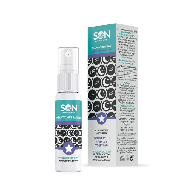 Science of Nature SON Λιποσωμιακό Σπρέι Melatonin EzSleep 30ml