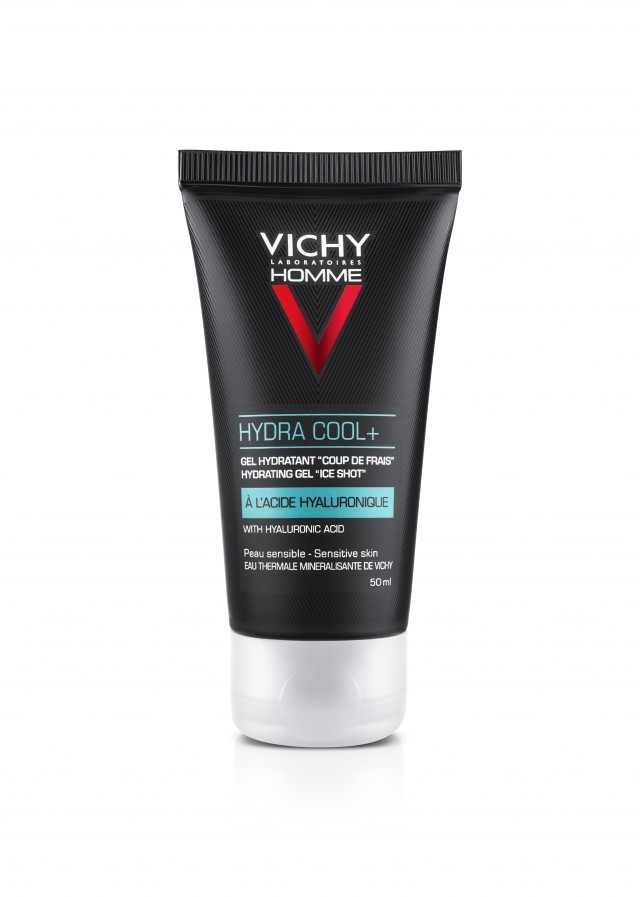 Vichy Homme Hydra Cool Ενυδατικό Τζελ για Πρόσωπο/Μάτια με Υαλουρονικό Οξύ 50ml